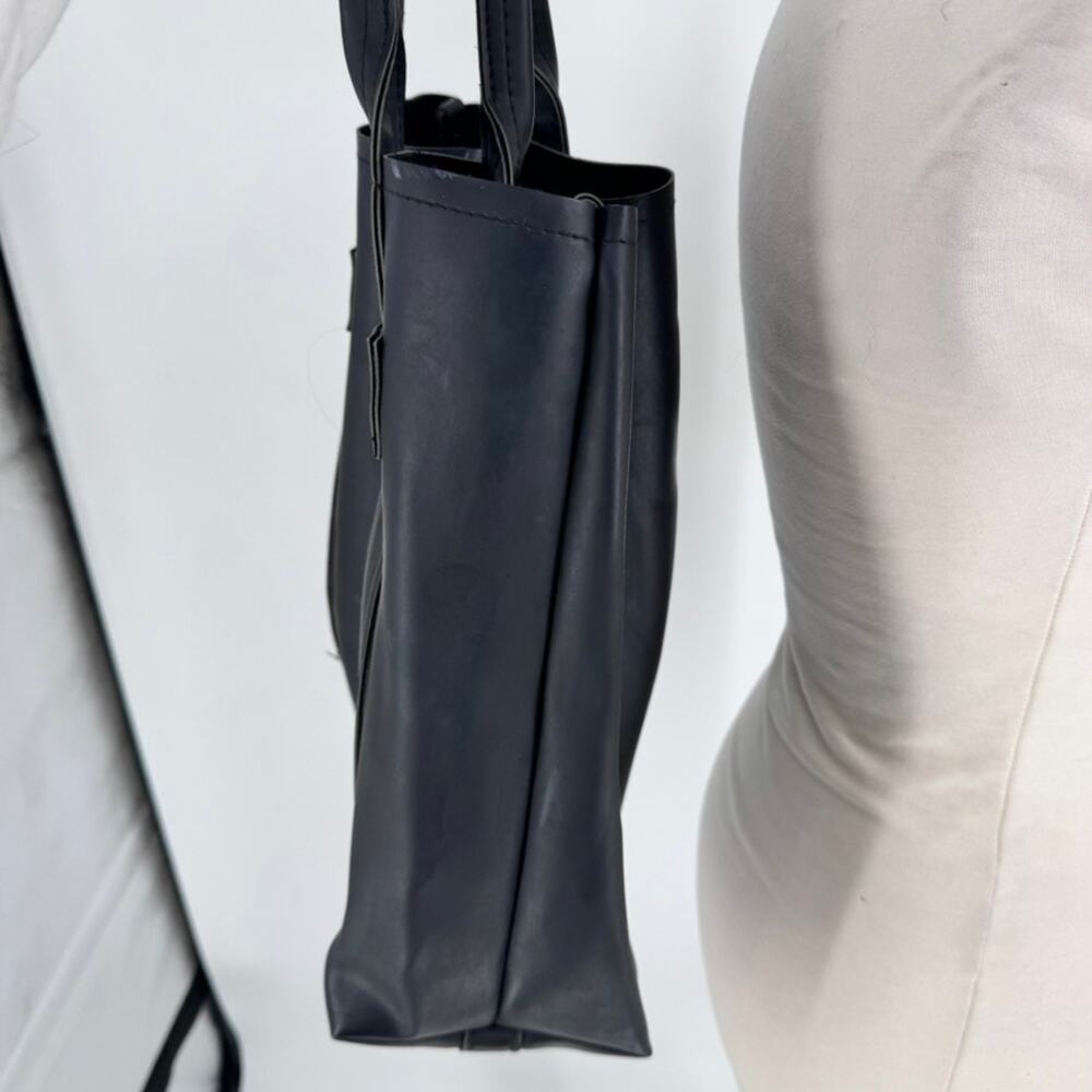 Stephane Verdino Bag Paris Black PVC Tote Faux Leather - Picture 5 of 8